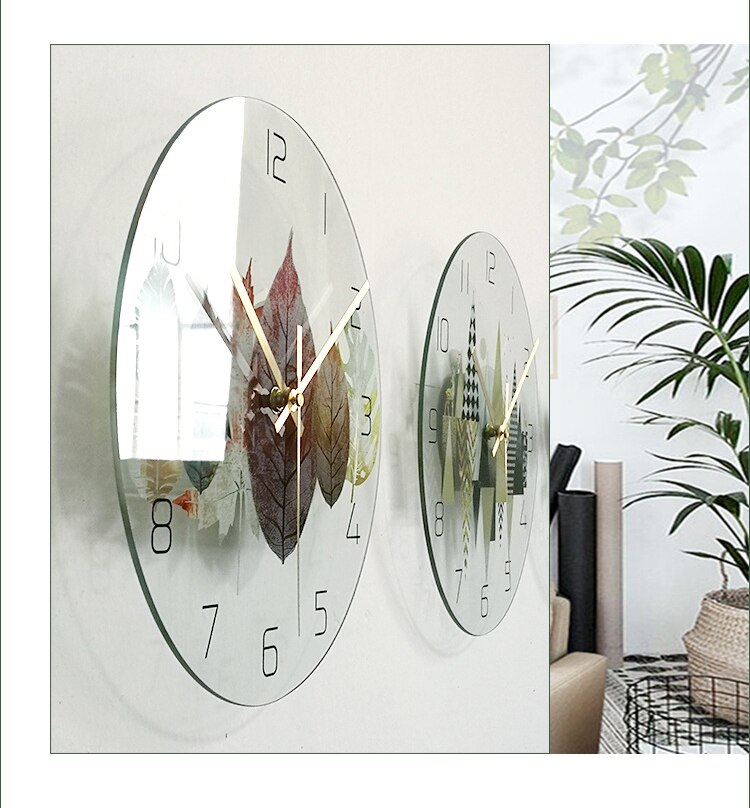 Creative Glass Wall Clock