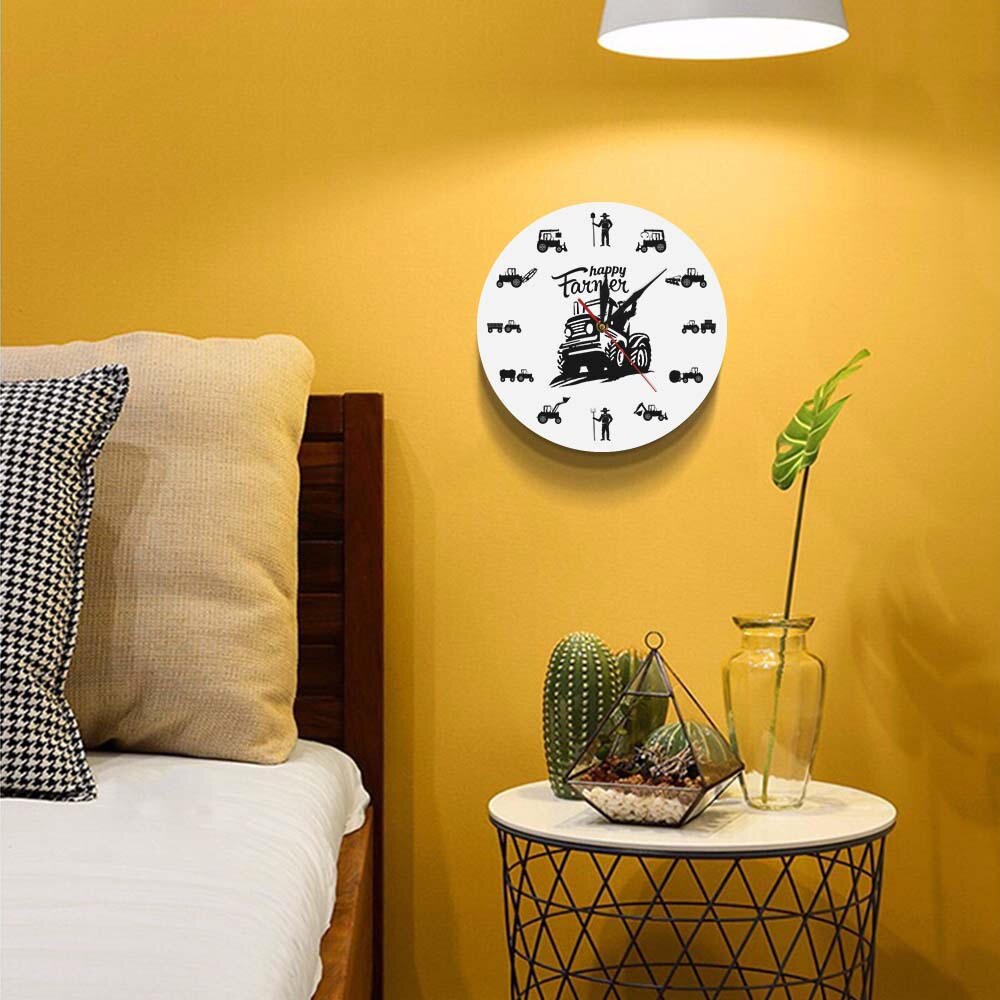 Farmer Clock Analog Wall Clock