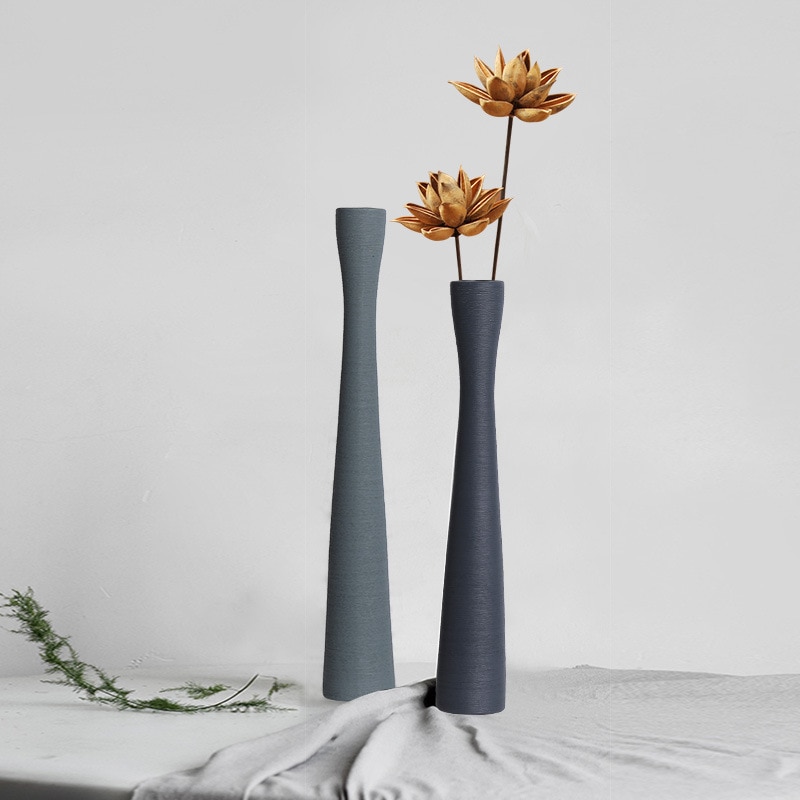 Ceramic Long Flower Vase