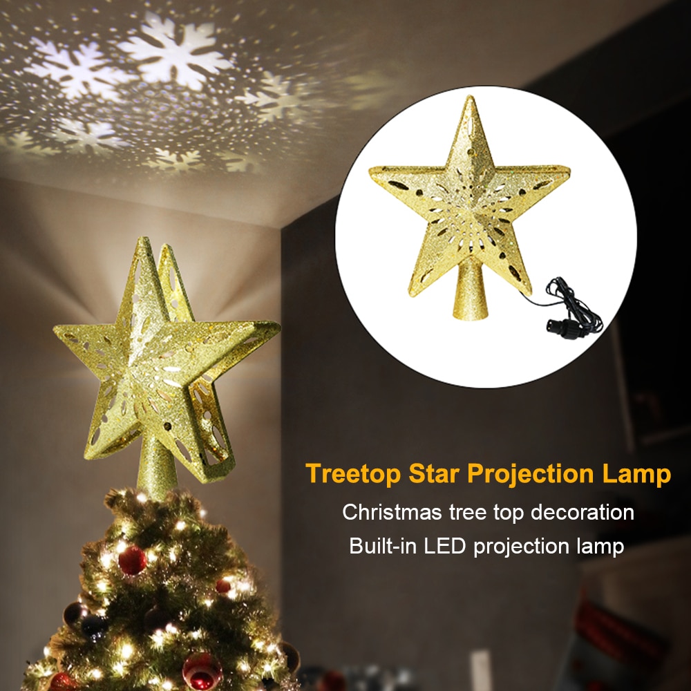 LED Christmas Tree Topper Christmas Decor