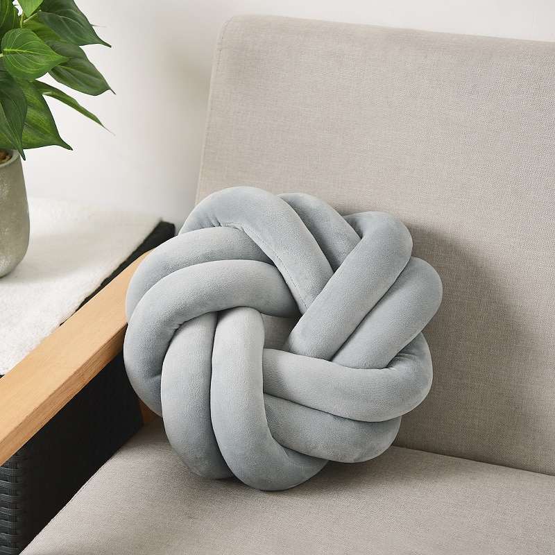 Knot Cushion Cotton Pillow 