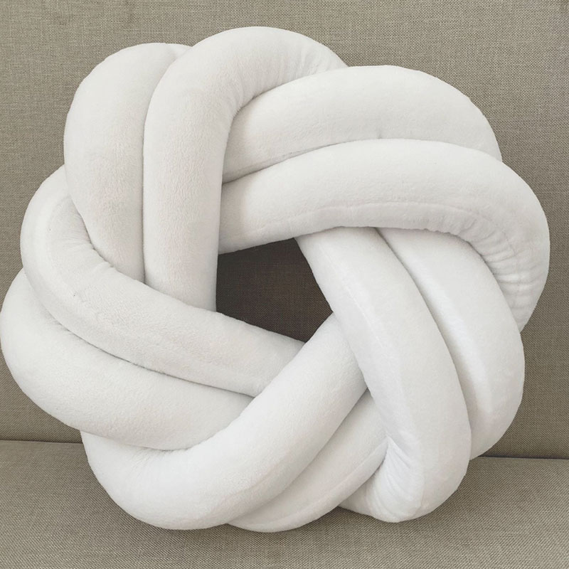 Knot Cushion Cotton Pillow 