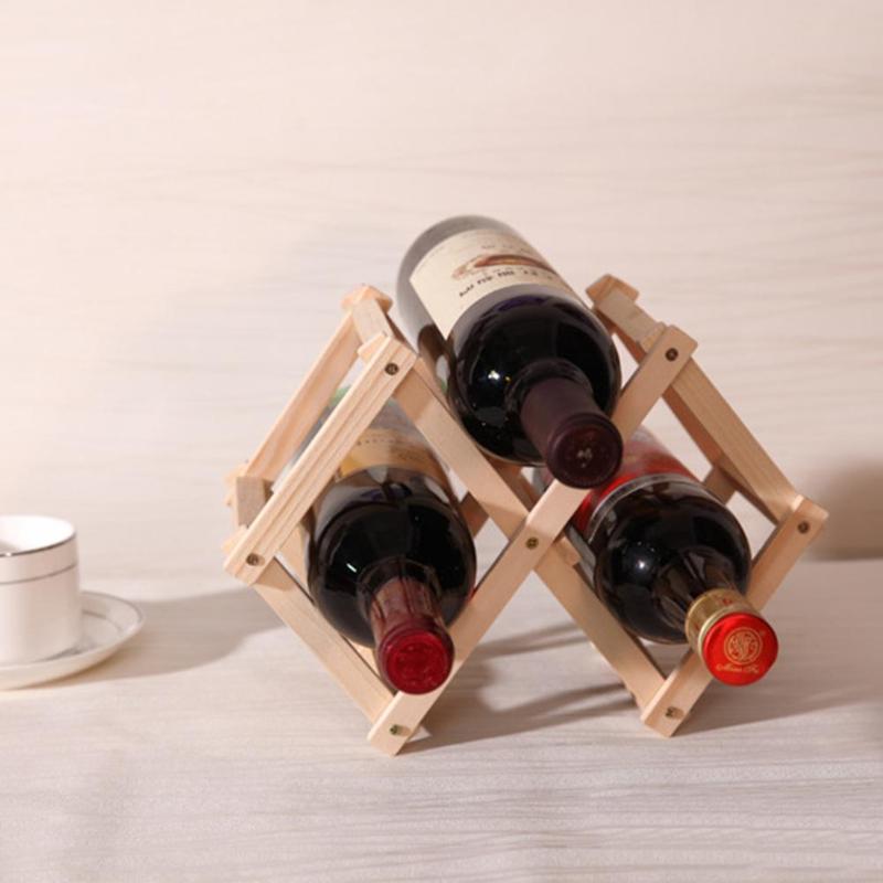 Wine Display Rack Foldable Organizer