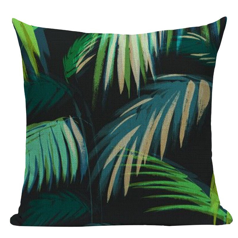 Decorative Pillowcase Tropical Pillow Cover