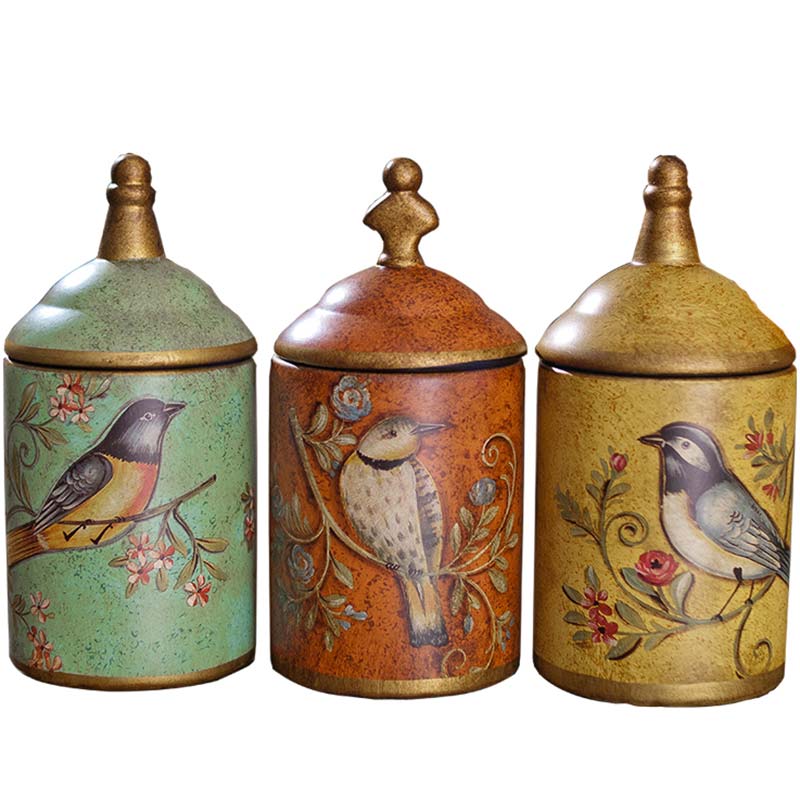 Ceramic Kitchen Canister Vintage Design