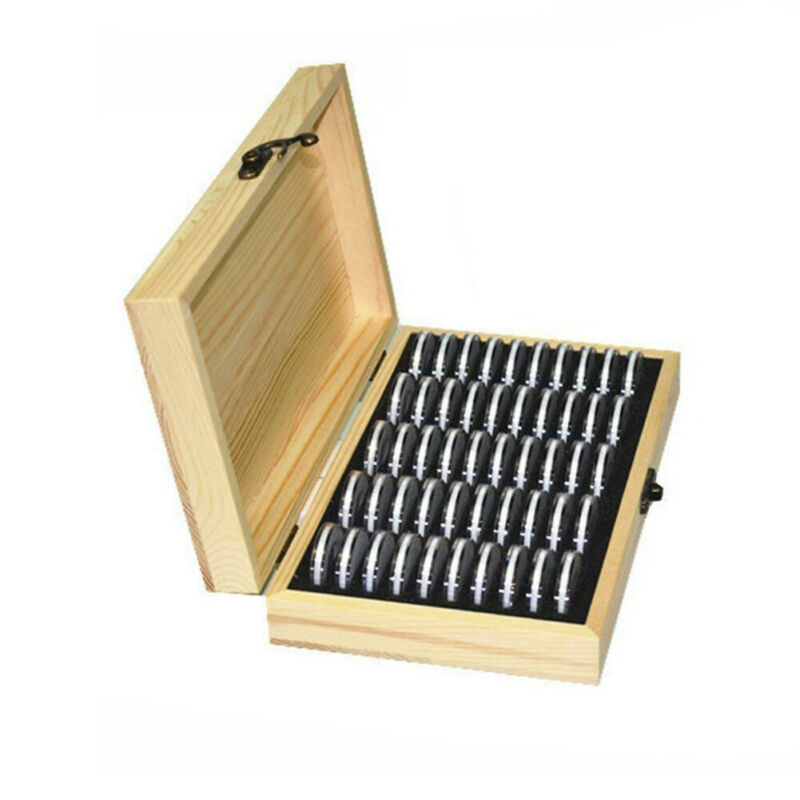 Display Case for Coins 50-Slot Box
