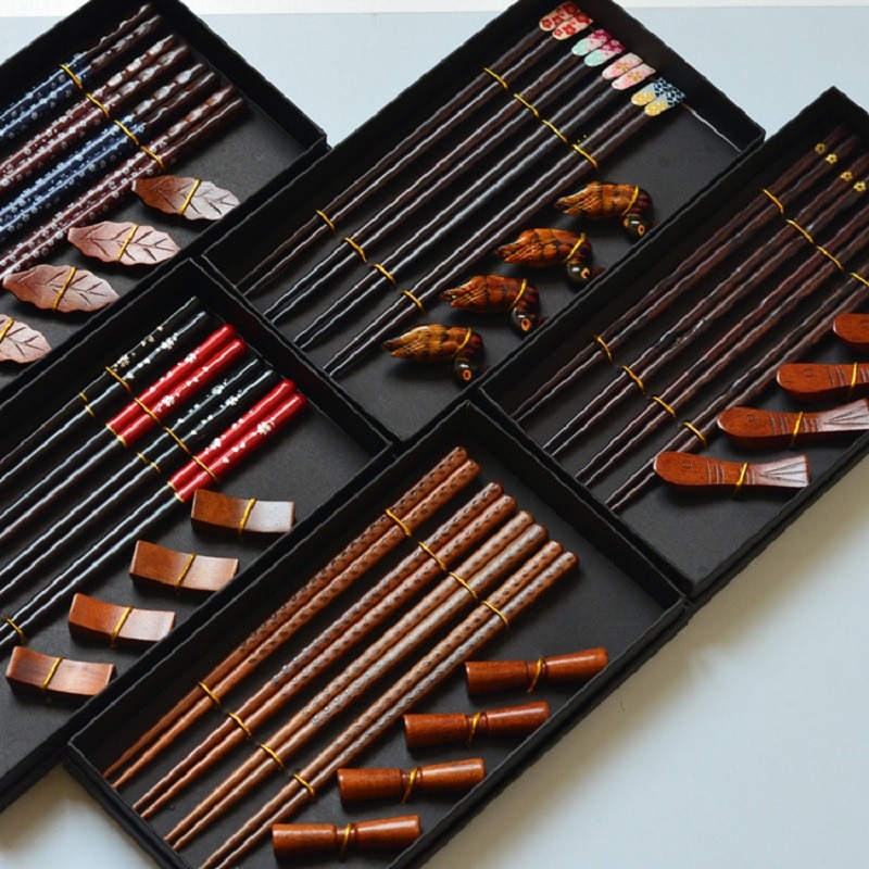 Chopstick Set with Chopstick Holders