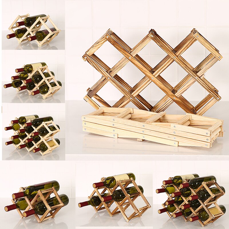 Wine Bottle Rack Wooden Wine Holder