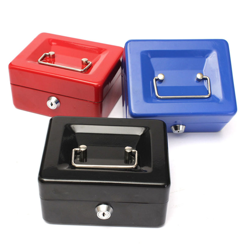 Money Safe Box Mini Cash Holder