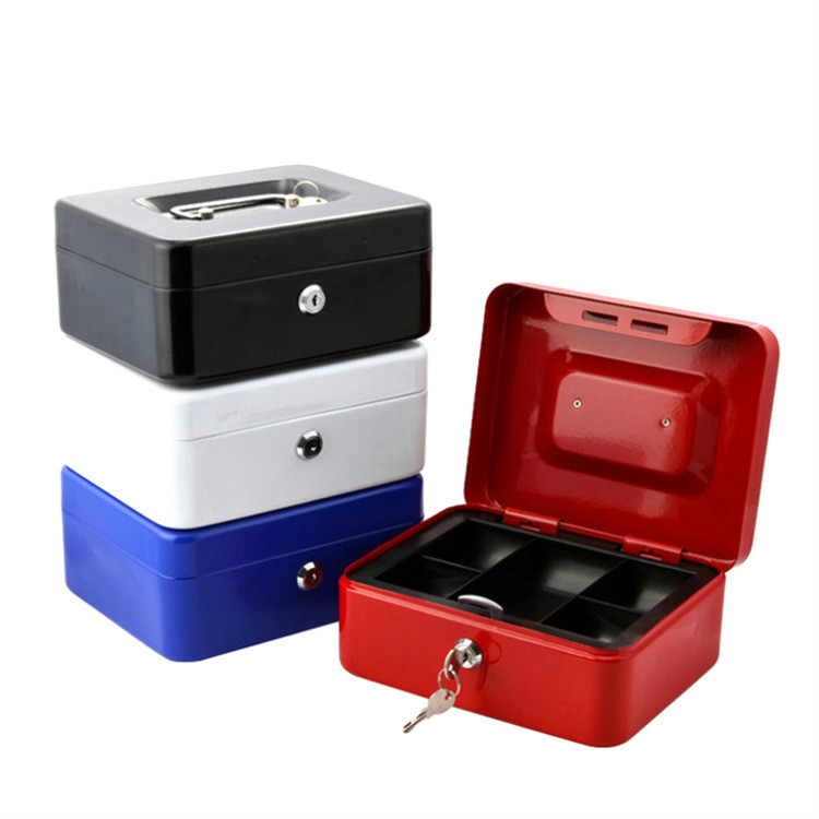 Money Safe Box Mini Cash Holder