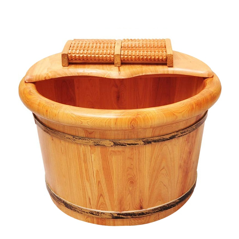 Foot Bath Bucket Wooden Pail