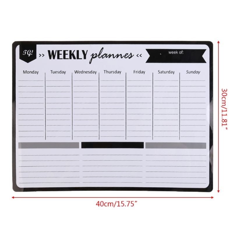 Magnetic Wall Planner Whiteboard