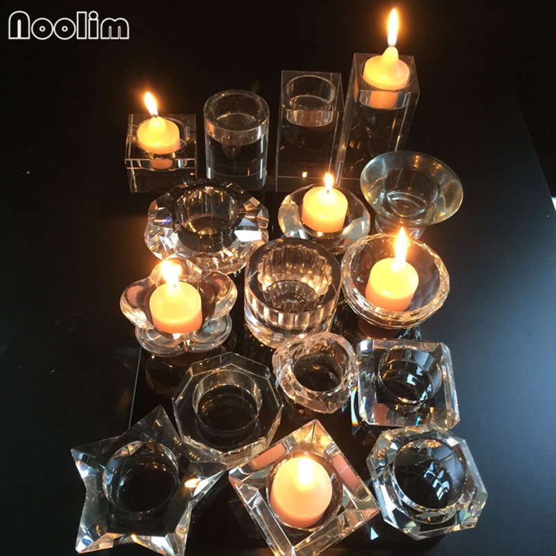 Crystal Candle Holder Decorative Stand