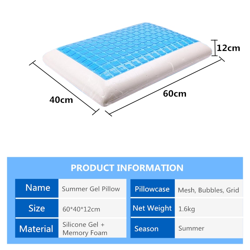 Cooling Gel Pillow Memory Foam