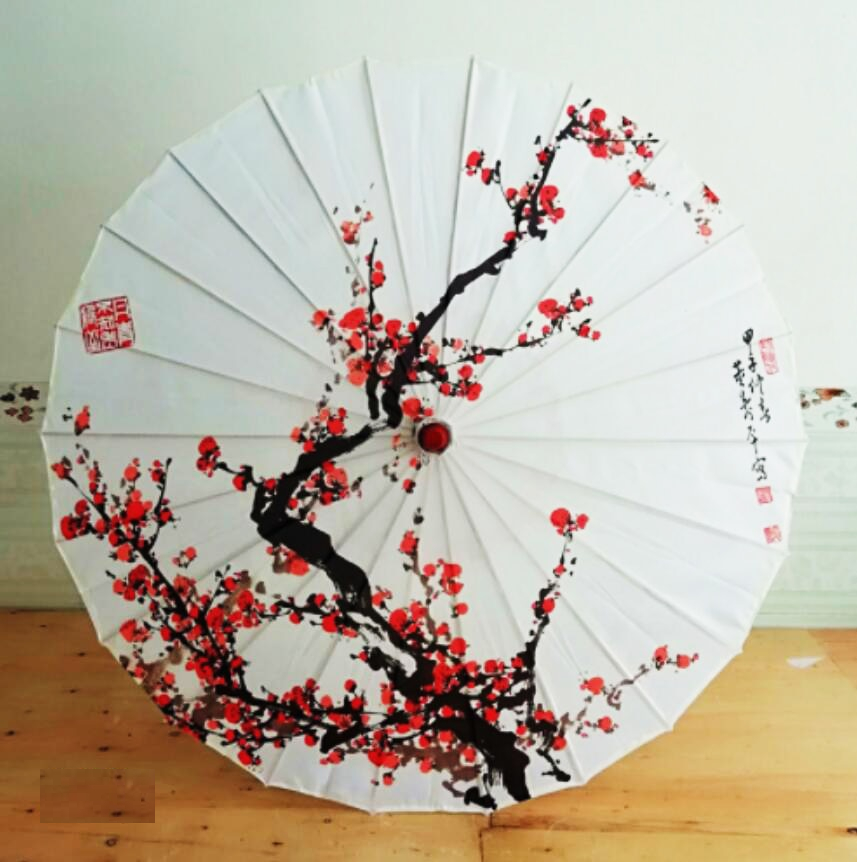 Japanese Umbrella Silk Decoration