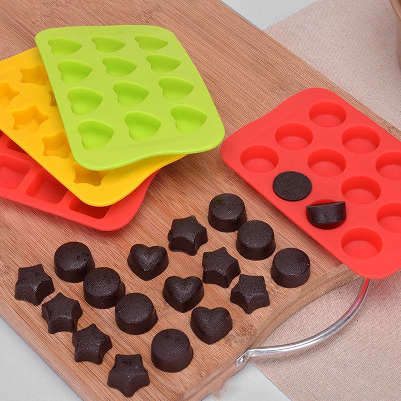 Silicone Candy Mold Ice Cube Tray