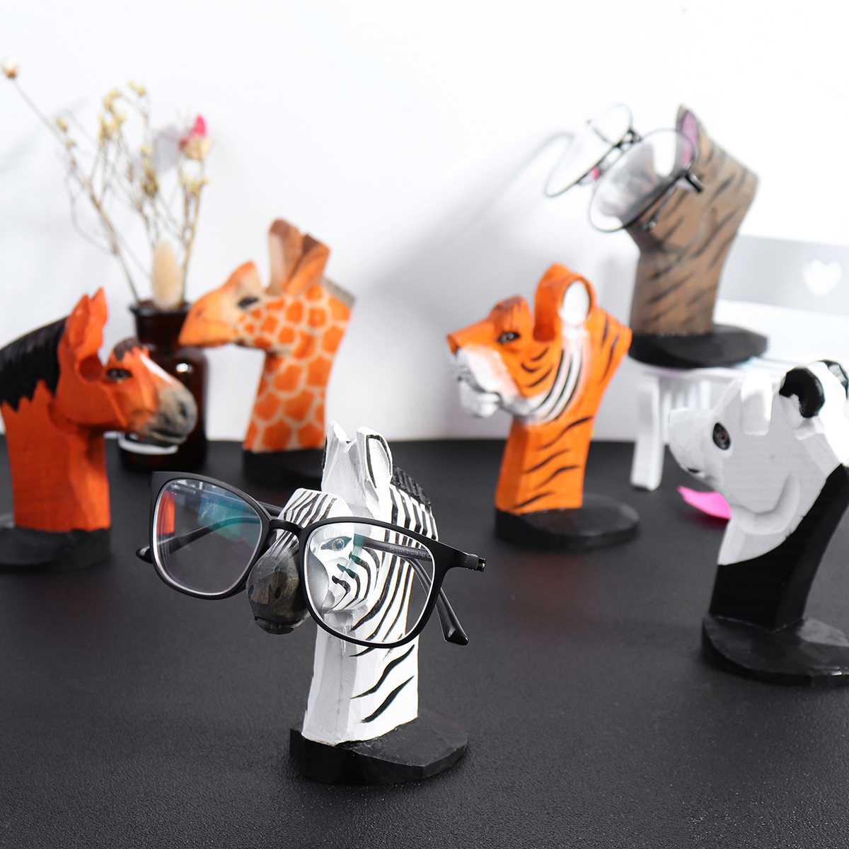 Eyeglass Holder Stand Animal Display