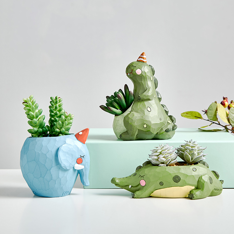 Cute Plant Pot Animal Design Pot