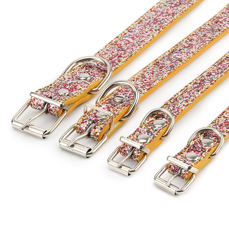 Cute Dog Collar Colorful Pattern Design