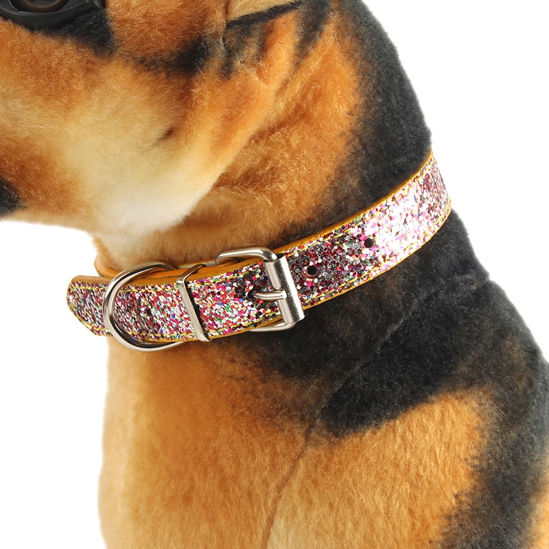 Cute Dog Collar Colorful Pattern Design