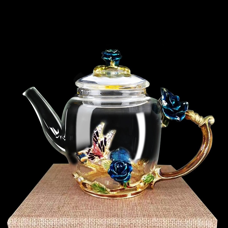 Clear Teapot Elegant Container