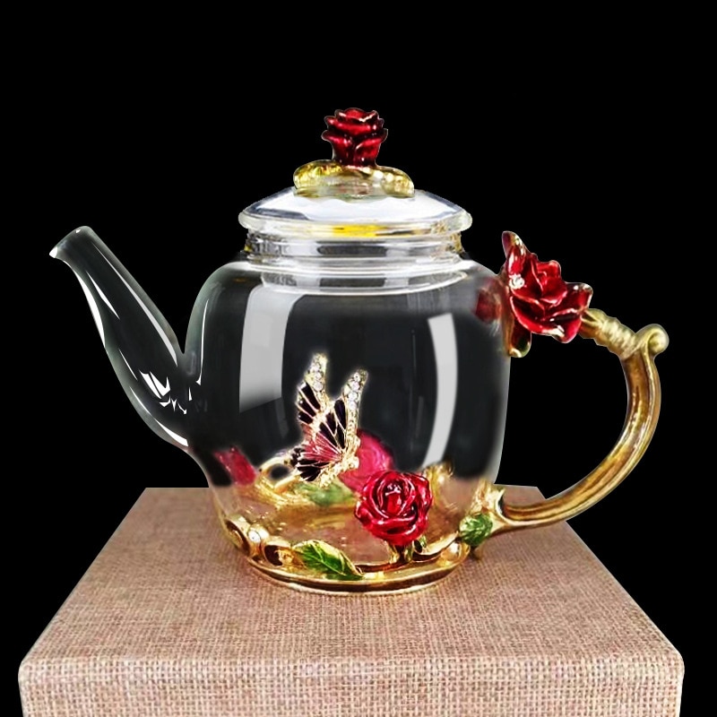Clear Teapot Elegant Container