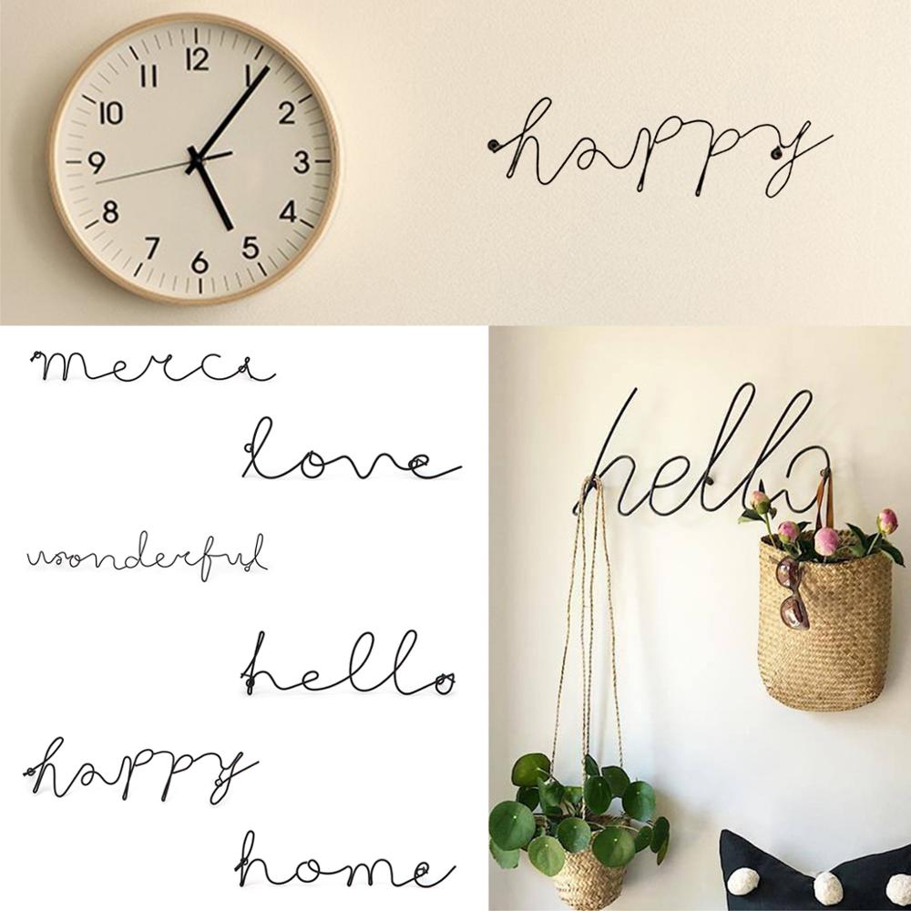 Hanging Wall Letters Nordic Decor