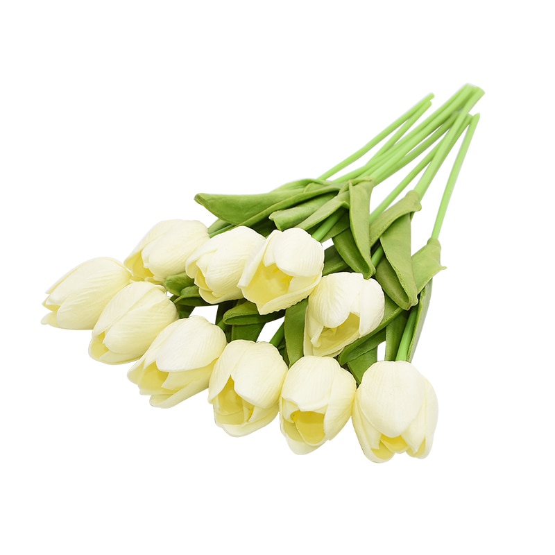 Artificial Tulips Decorative Flowers (10pcs)