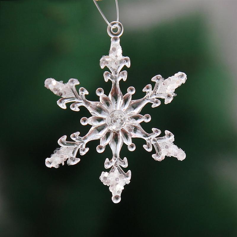 Snowflake Ornaments 12PC Decors