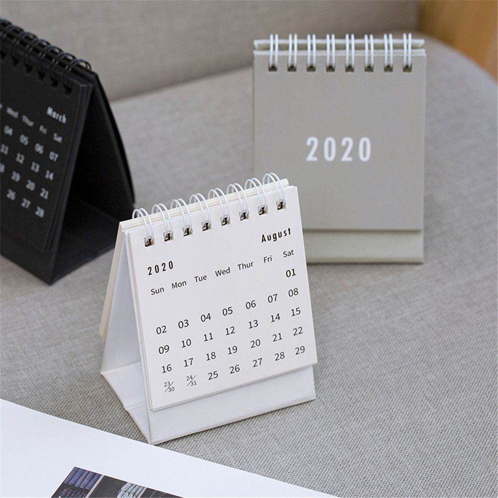 Desk Calendar 2020 Minimalist Design