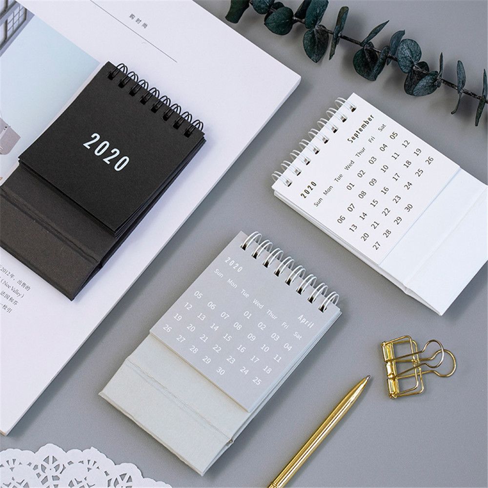 Desk Calendar 2020 Minimalist Design