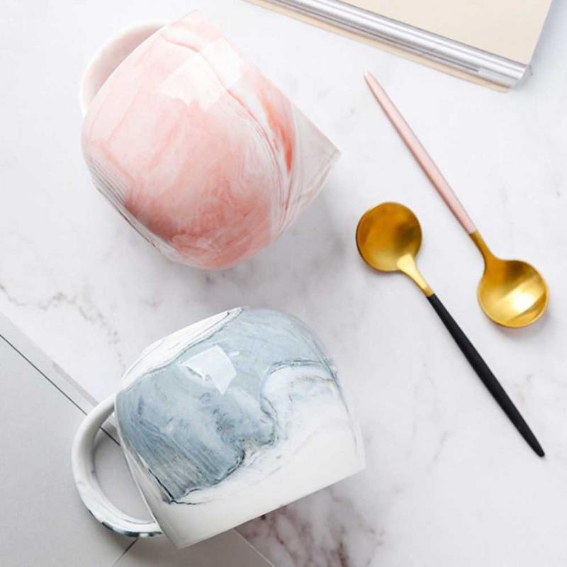 Ceramic Cup With Marble Pattern