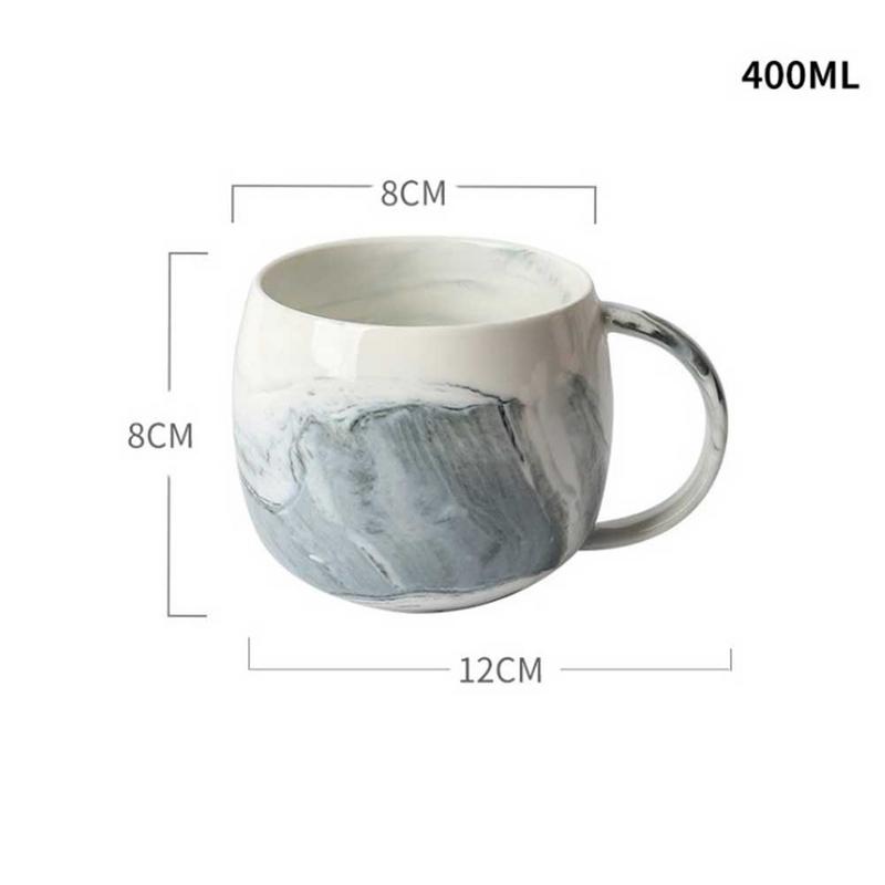 Ceramic Cup With Marble Pattern