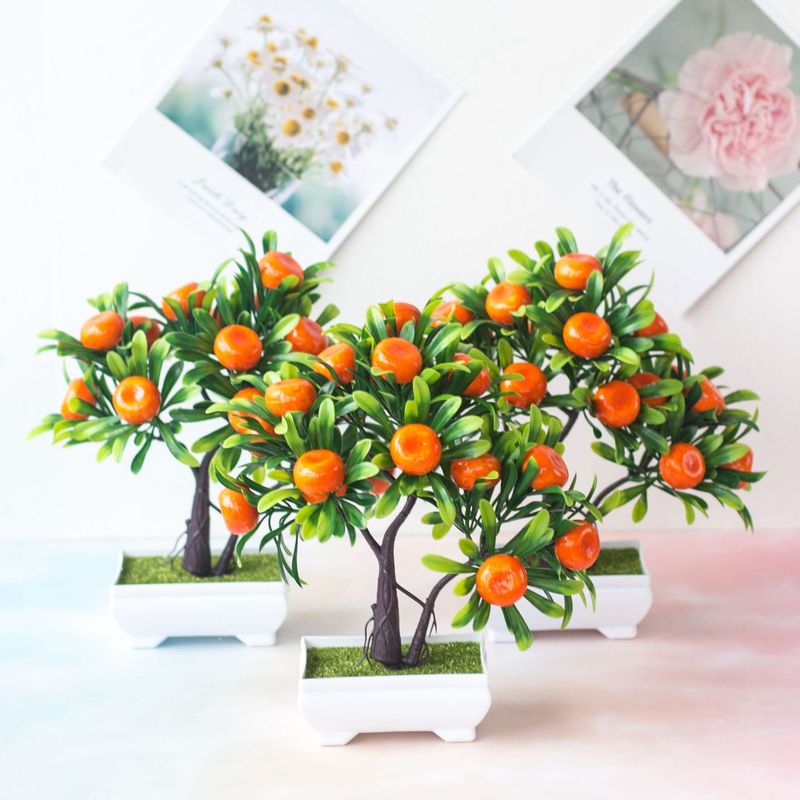 Artificial Potted Plant Mini Orange Tree
