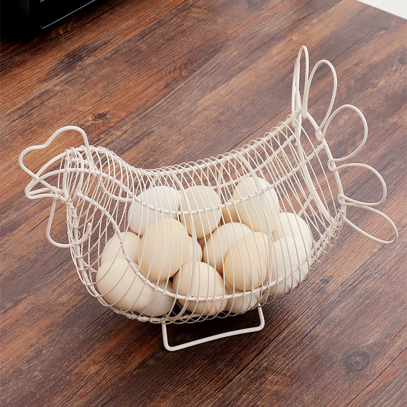 Chicken Wire Basket Egg Storage Basket