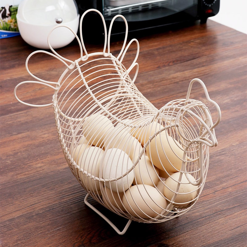 Chicken Wire Basket Egg Storage Basket