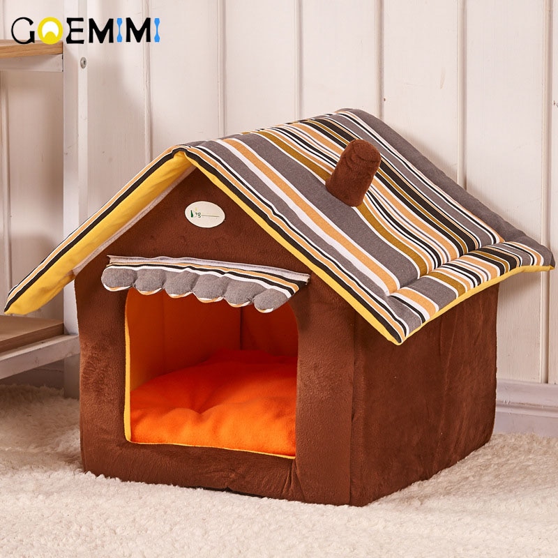 Dog House Bed With Removable Cover