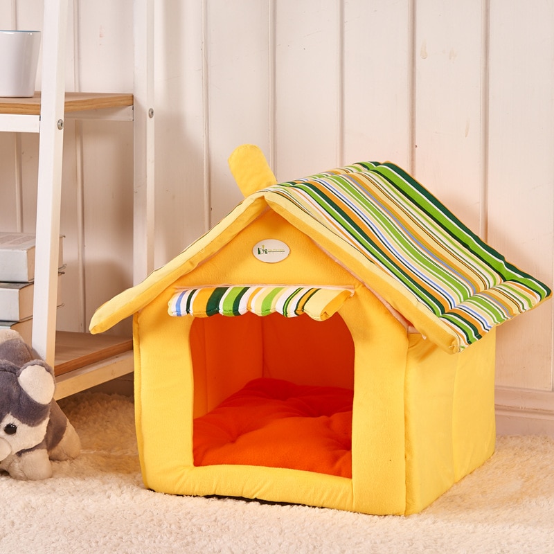 Dog House Bed With Removable Cover