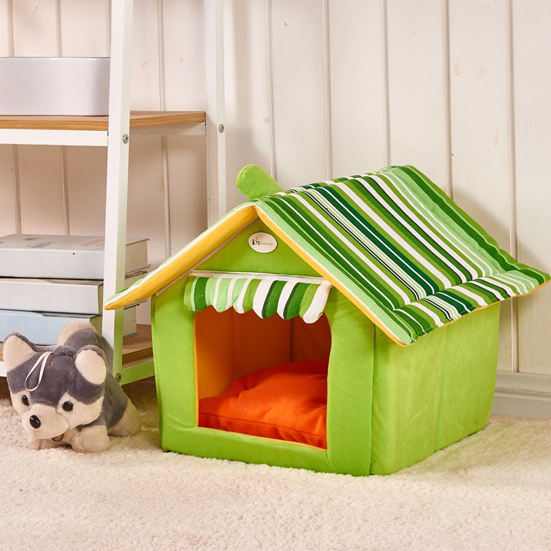 Dog House Bed With Removable Cover