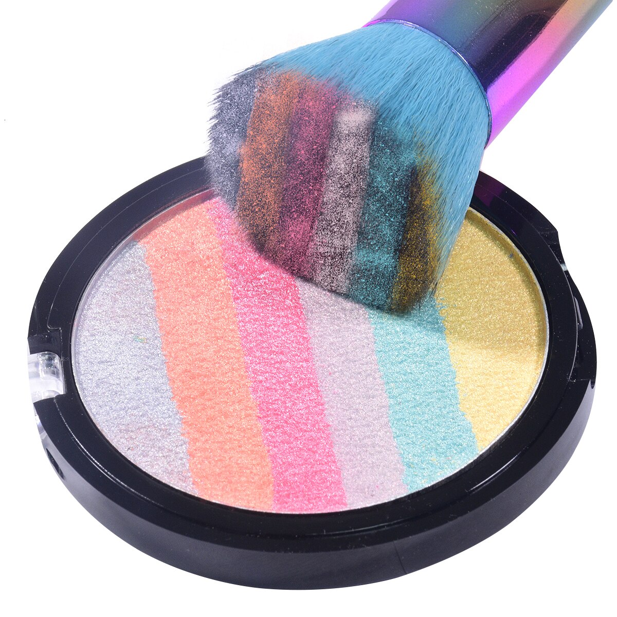Rainbow Highlighter Face Makeup