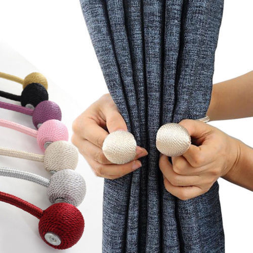 Curtain Tie Backs Magnetic Pearl Ball