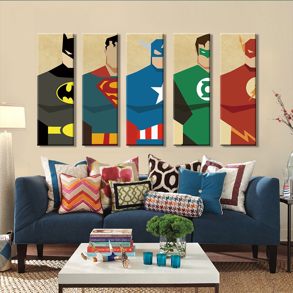 Wall Pictures Superhero Wall Decor