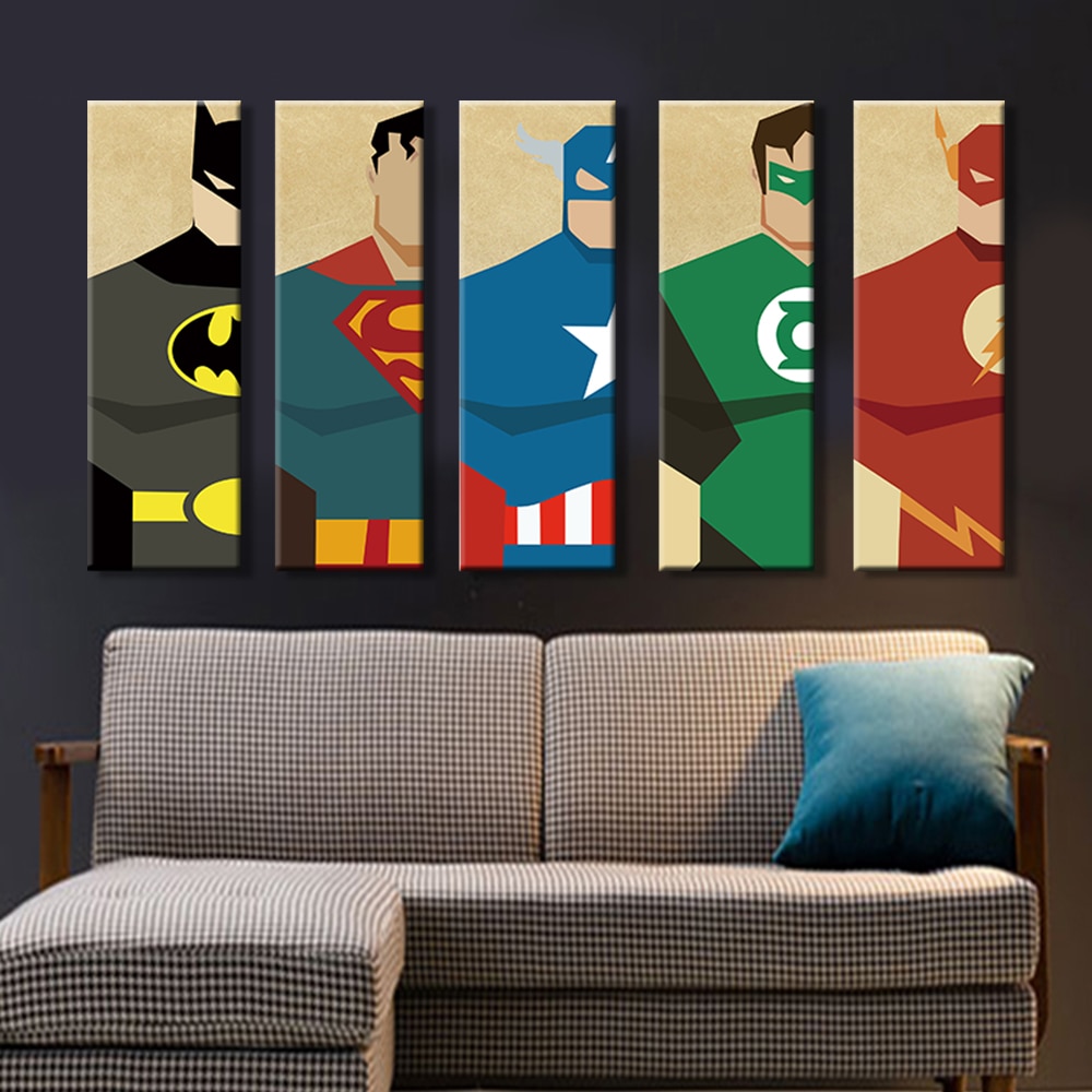 Wall Pictures Superhero Wall Decor