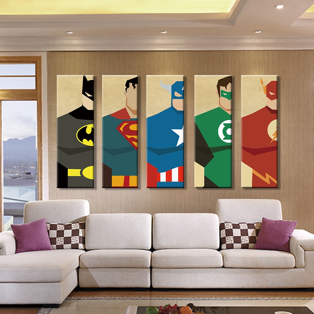 Wall Pictures Superhero Wall Decor