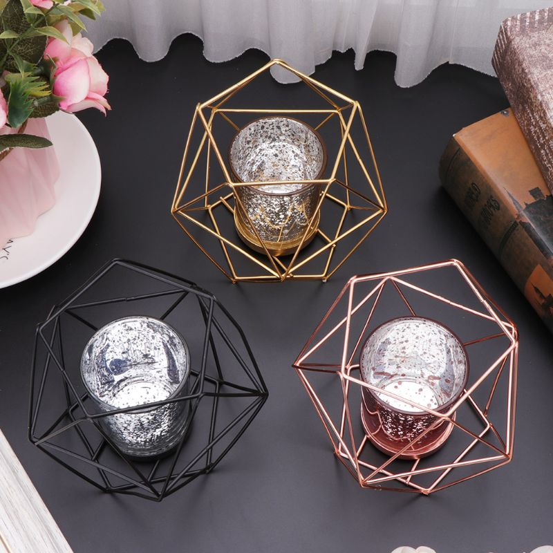 Candle Holders Geometric Nordic Style