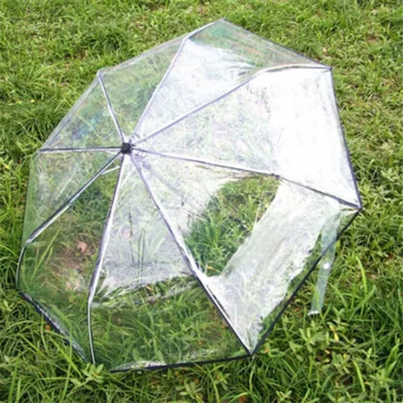 Clear Umbrella Foldable Automatic Shade