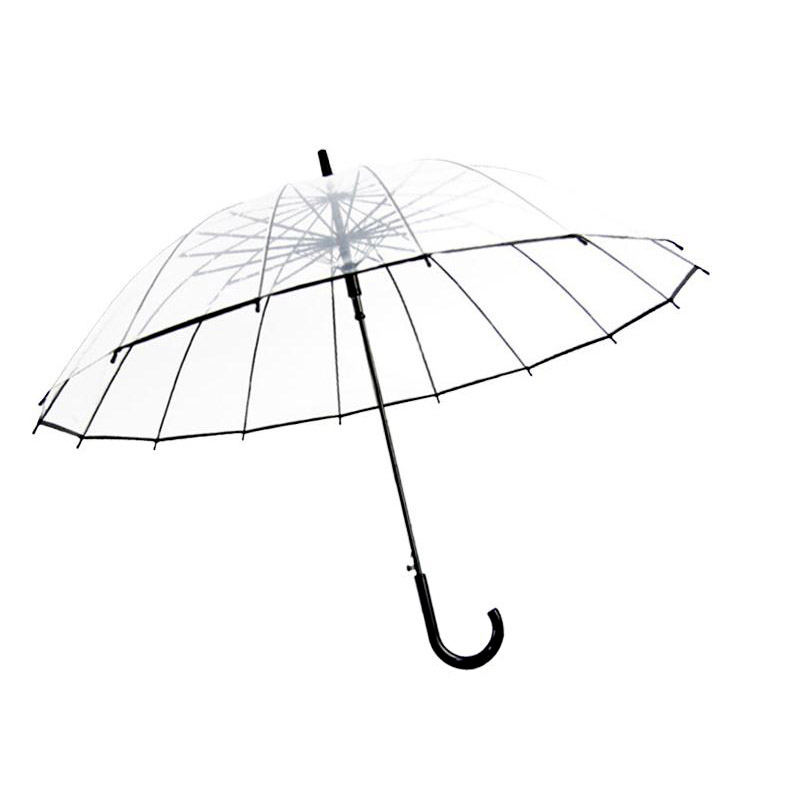 Transparent Umbrella Semi Automatic Parasol