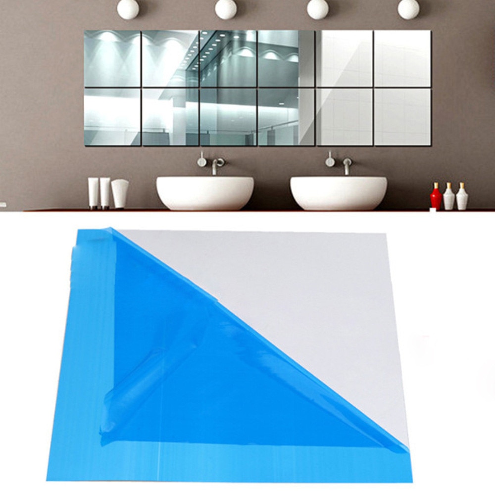 Mirror Wall Stickers (9 Pieces)
