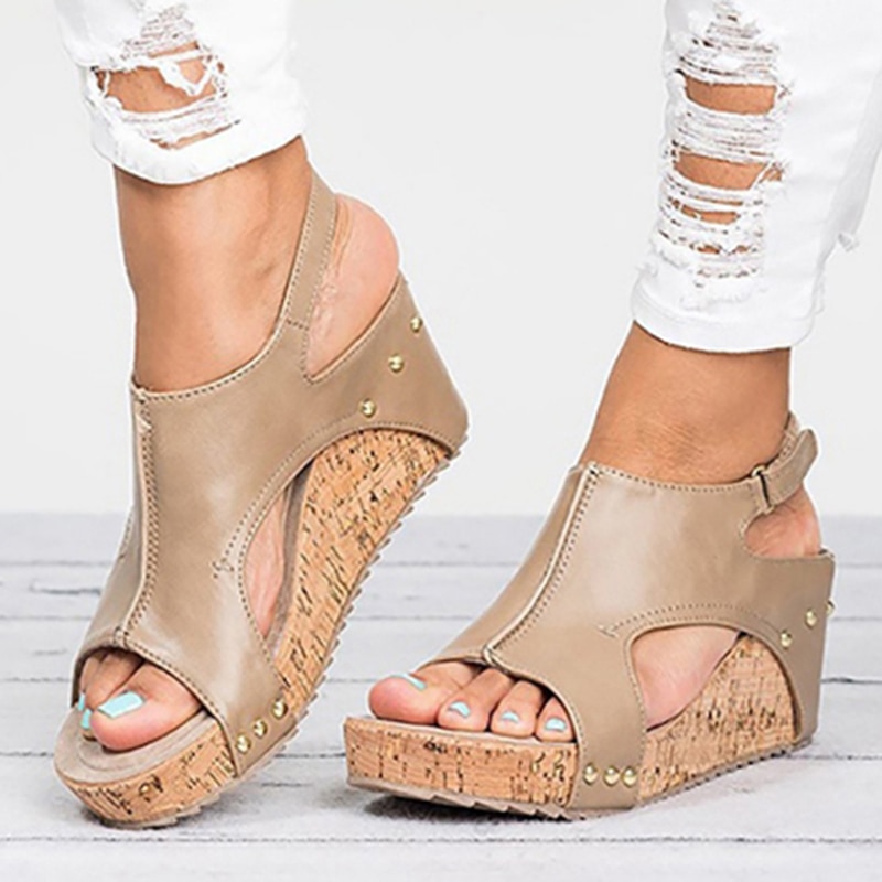 Wedge Heels Platform Sandals