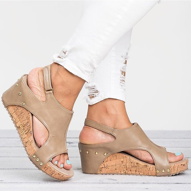 Wedge Heels Platform Sandals